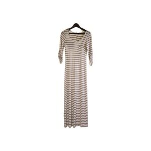 Womens CKW Maxi Dress Tan/ Brown Stripe Size Large